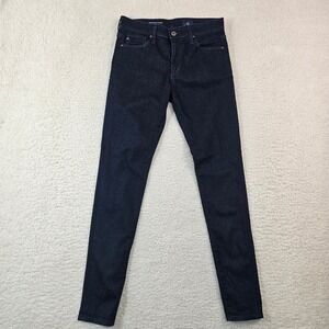 AG Adriano Goldschmied The Farrah Skinny High Rise Jeans Dark Indigo EMP1379IDWT